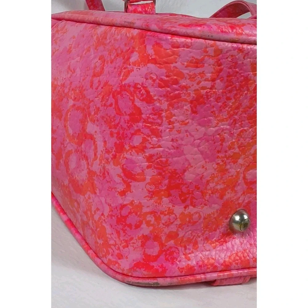 Vintage 1960s Samsonite Silhouette Hot Pink Weekender / Carry-on Luggage Bag